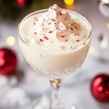 Snowflake Peppermint Cocktail