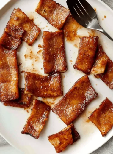 Crispy Vegetarian Tofu Bacon