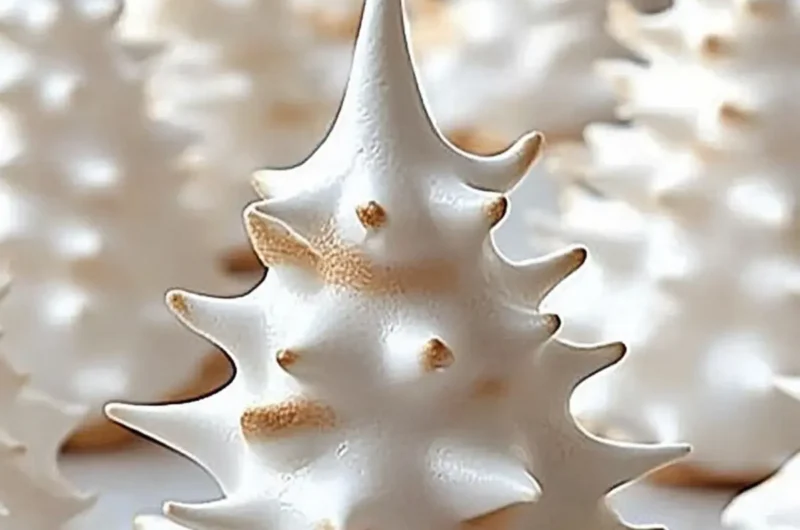 Tree Meringue Cookies
