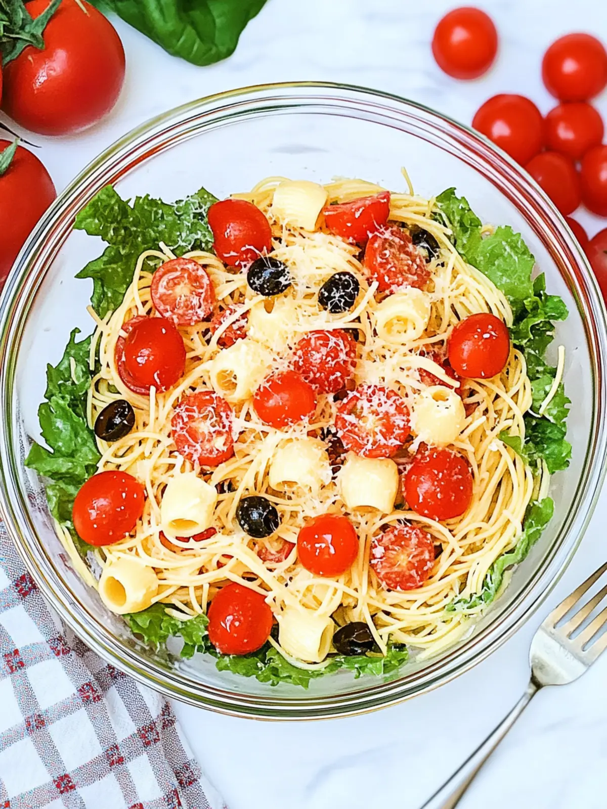 Classic Spaghetti Pasta Salad