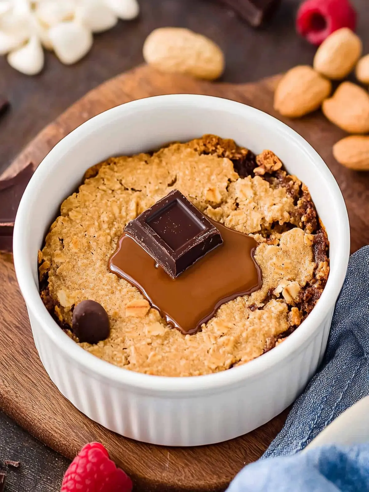 Peanut Butter & Chocolate Baked Oats for a Cozy Morning Boost 2 Peanut Butter & Chocolate Baked Oats