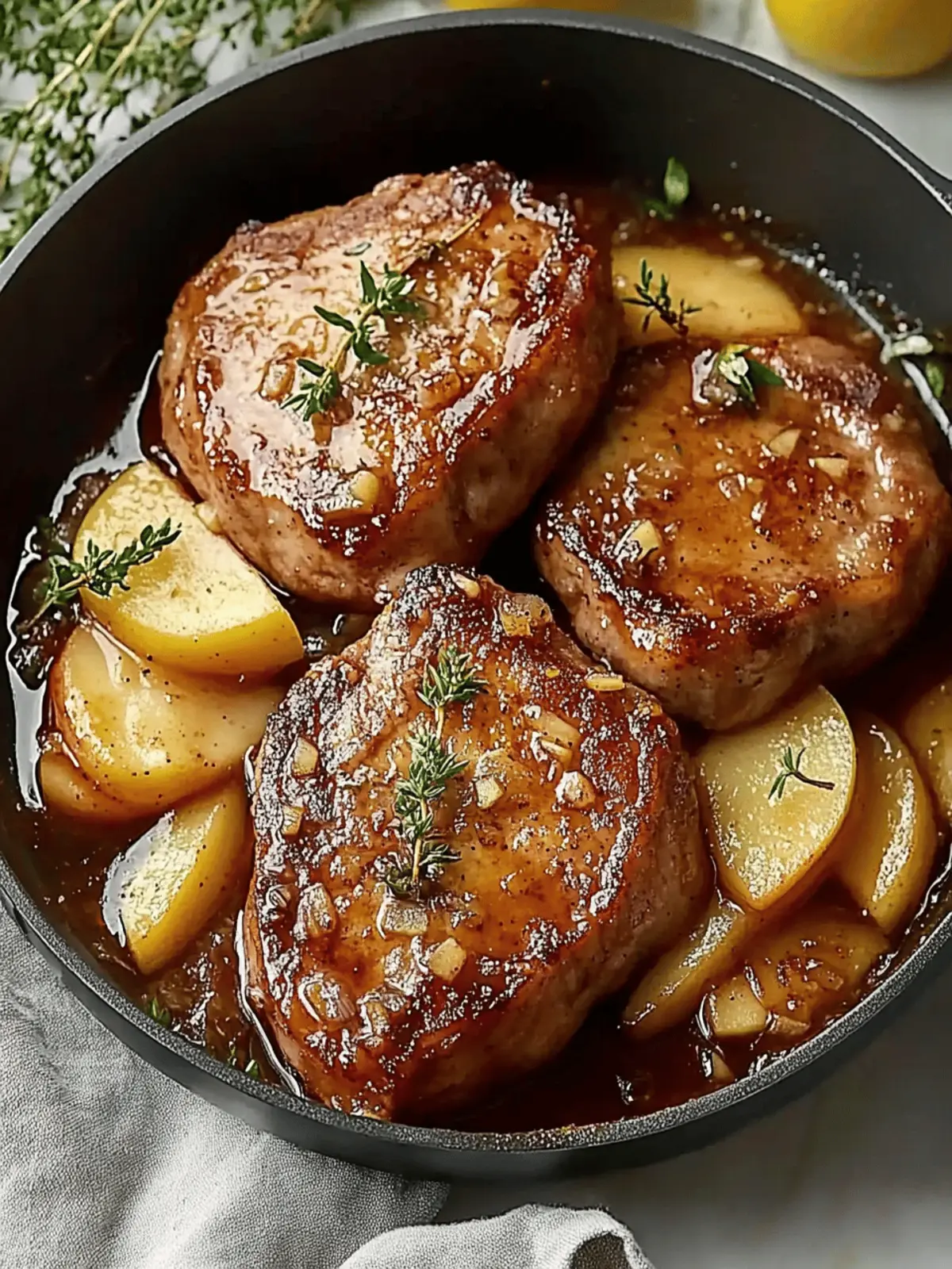 Juicy Apple Butter Pork Chops for Quick Fall Family Dinners 4 Juicy Apple Butter Pork Chops