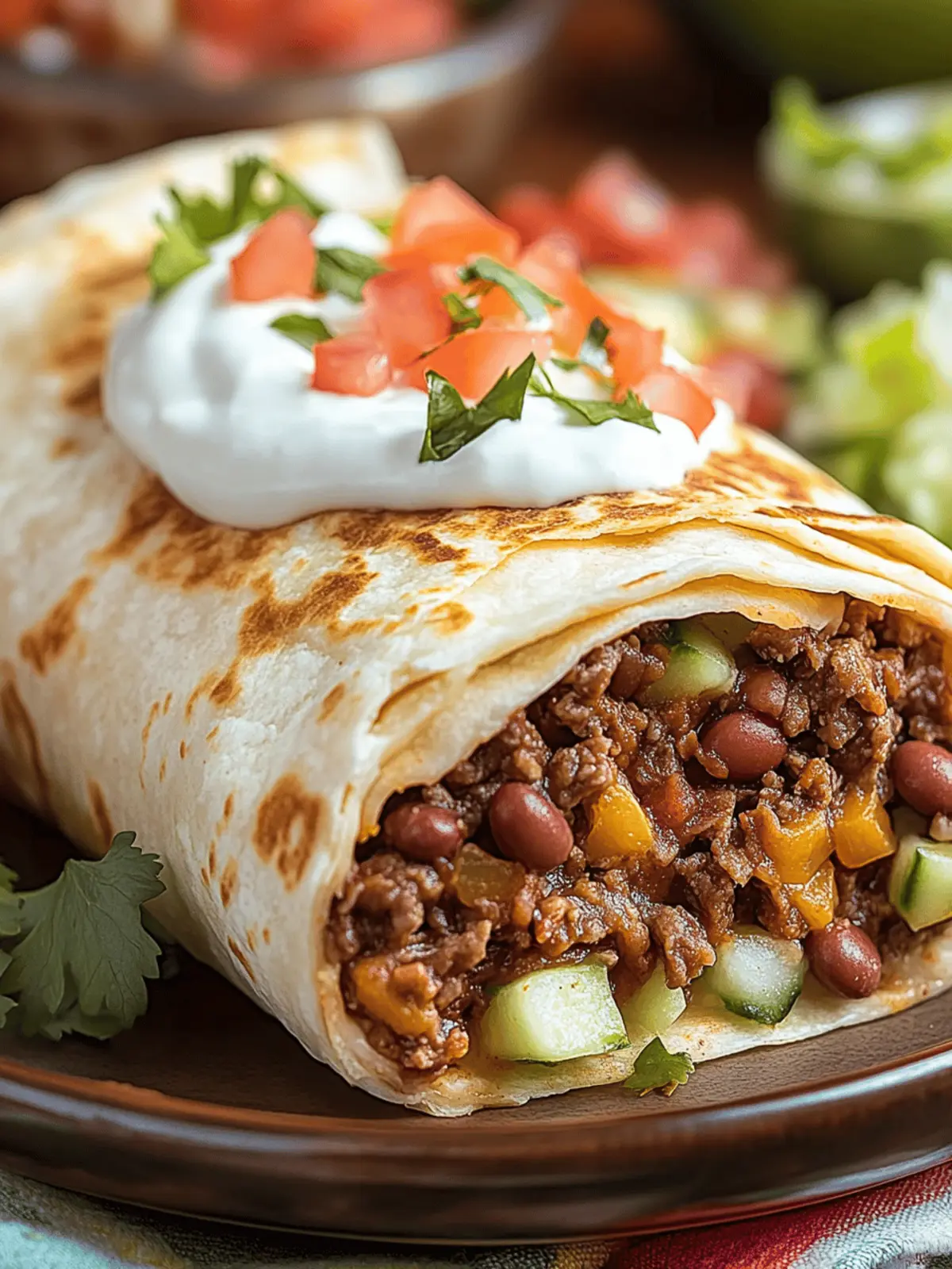 Classic Beef and Bean Burritos