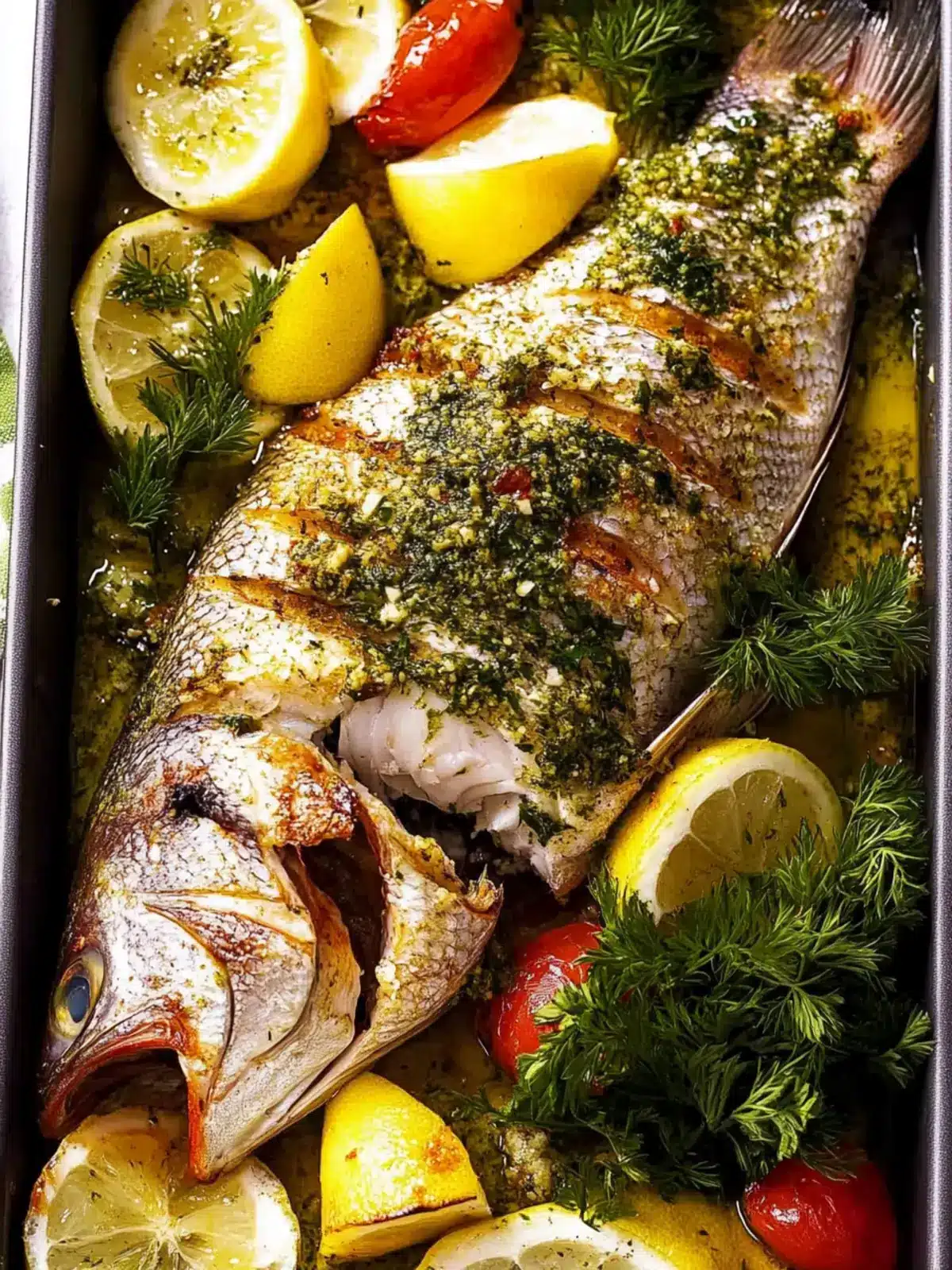 Whole Baked Fish