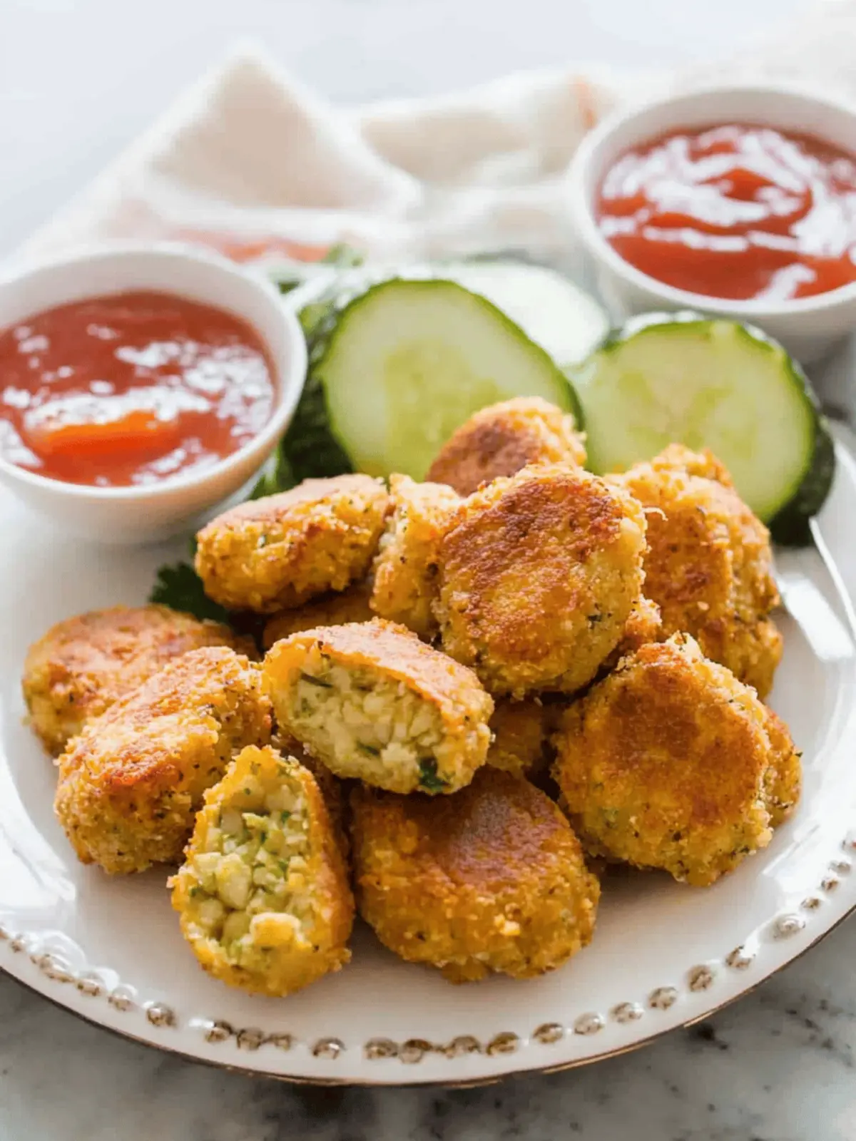 Chickpea Vegetable Nuggets