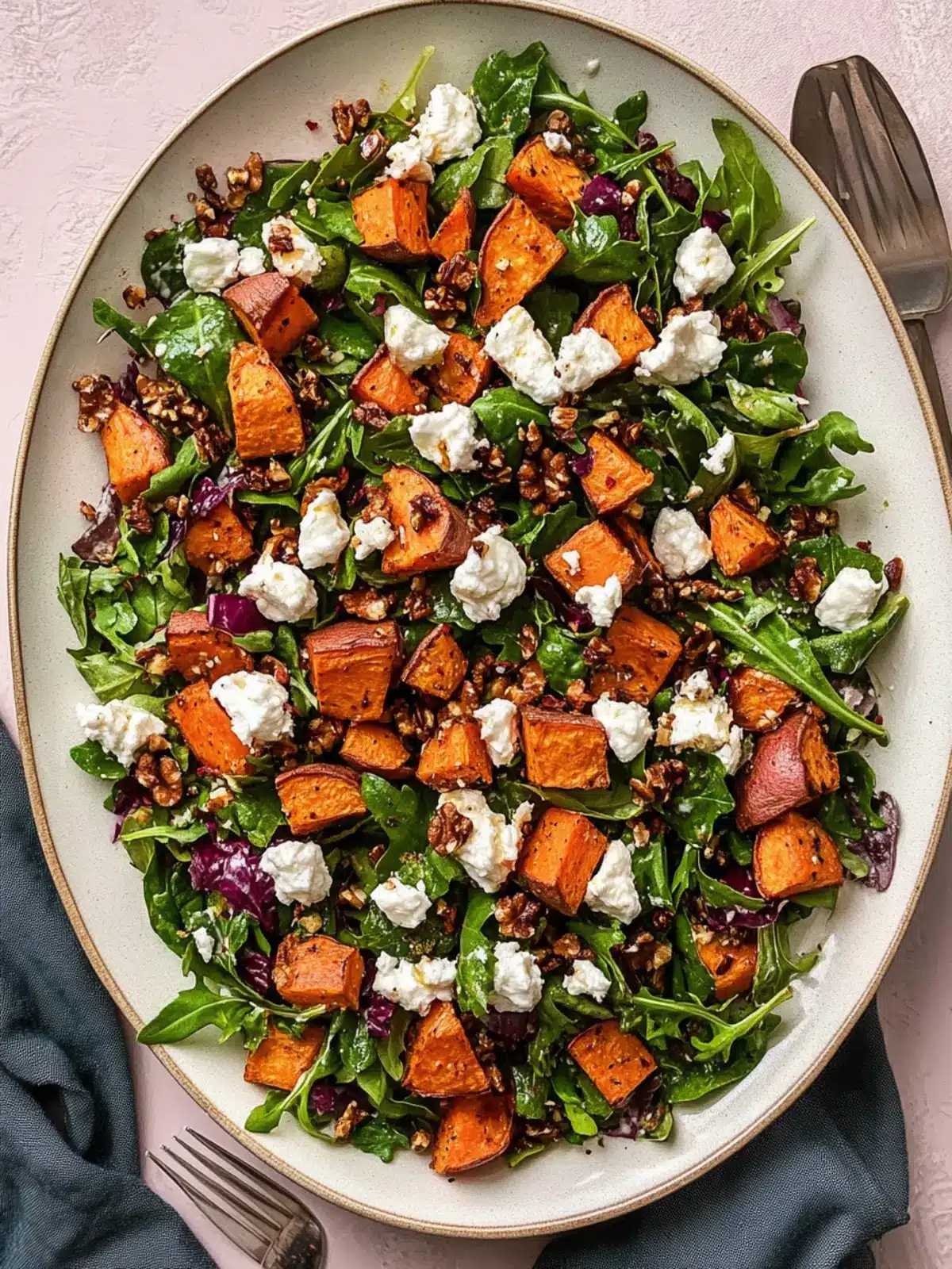 Delicious Roasted Sweet Potato Goat Cheese Salad for Any Occasion 4 Roasted Sweet Potato Goat Cheese Salad