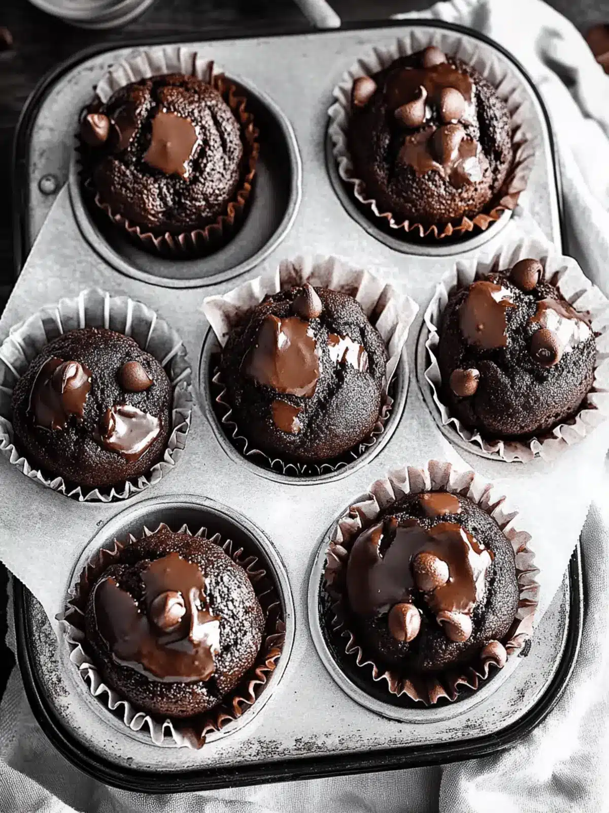 Double Chocolate Espresso Muffins