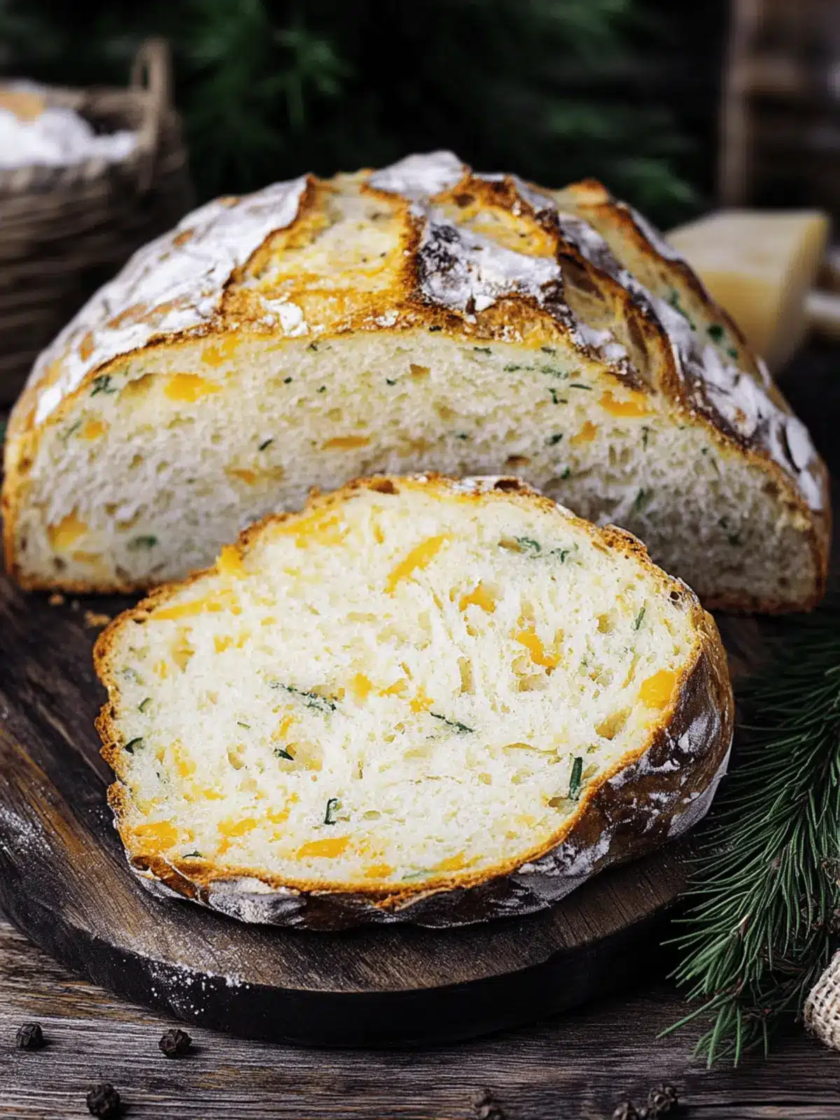 Cheddar and Herb Soda Bread