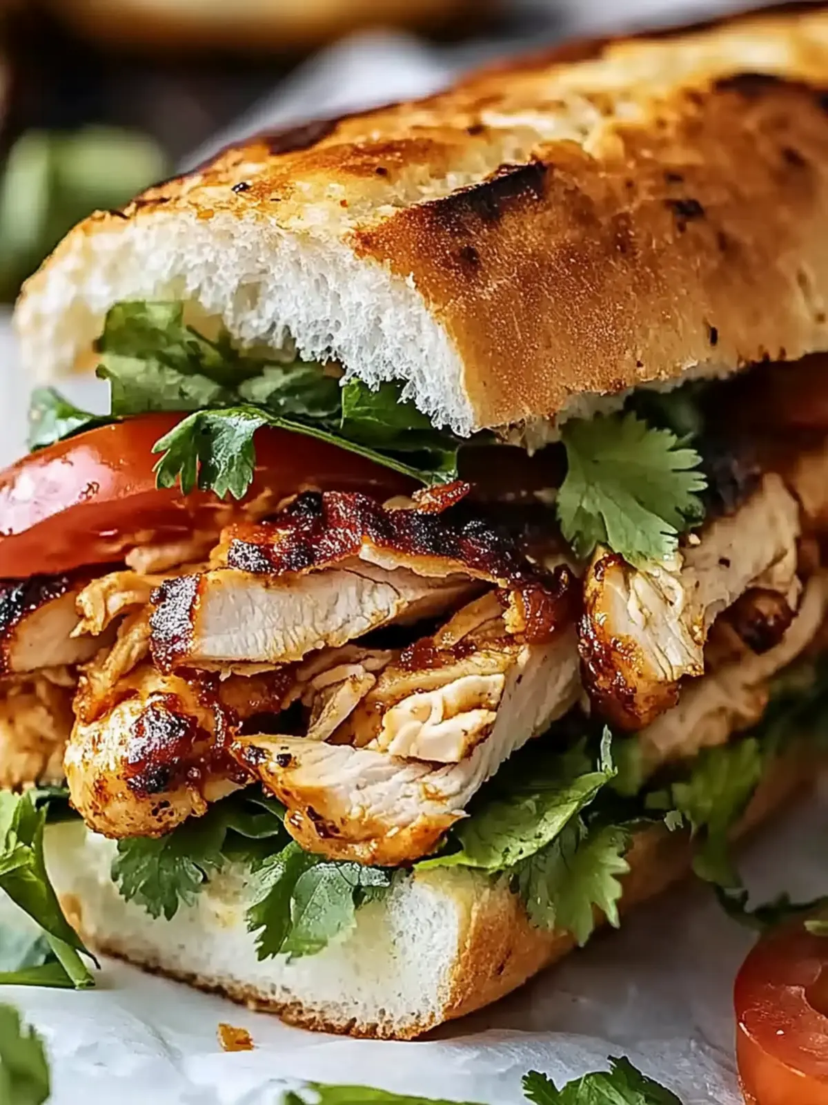 Flavor-Packed Chicken Torta Sandwich