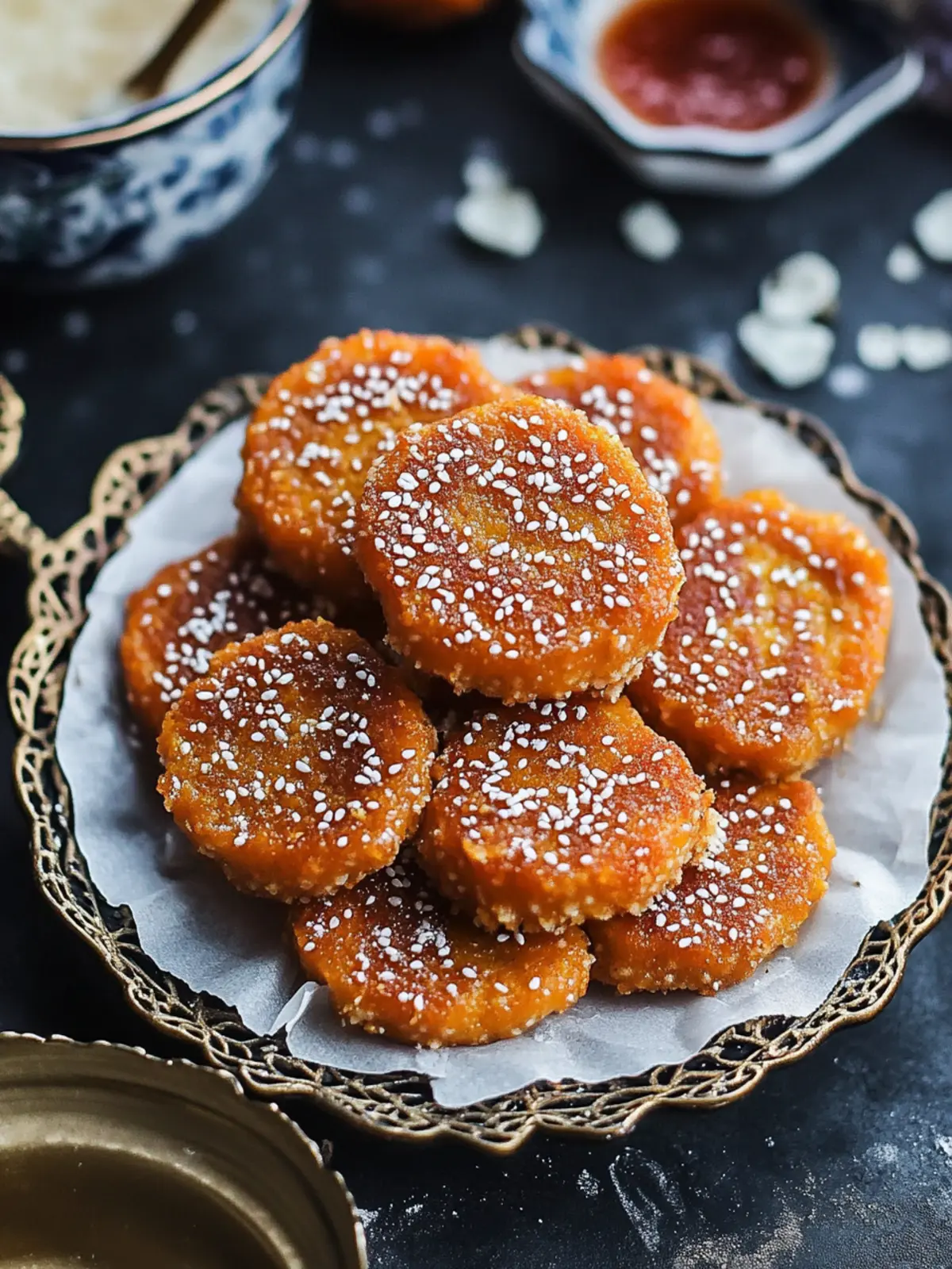 Chinese pumpkin cakes