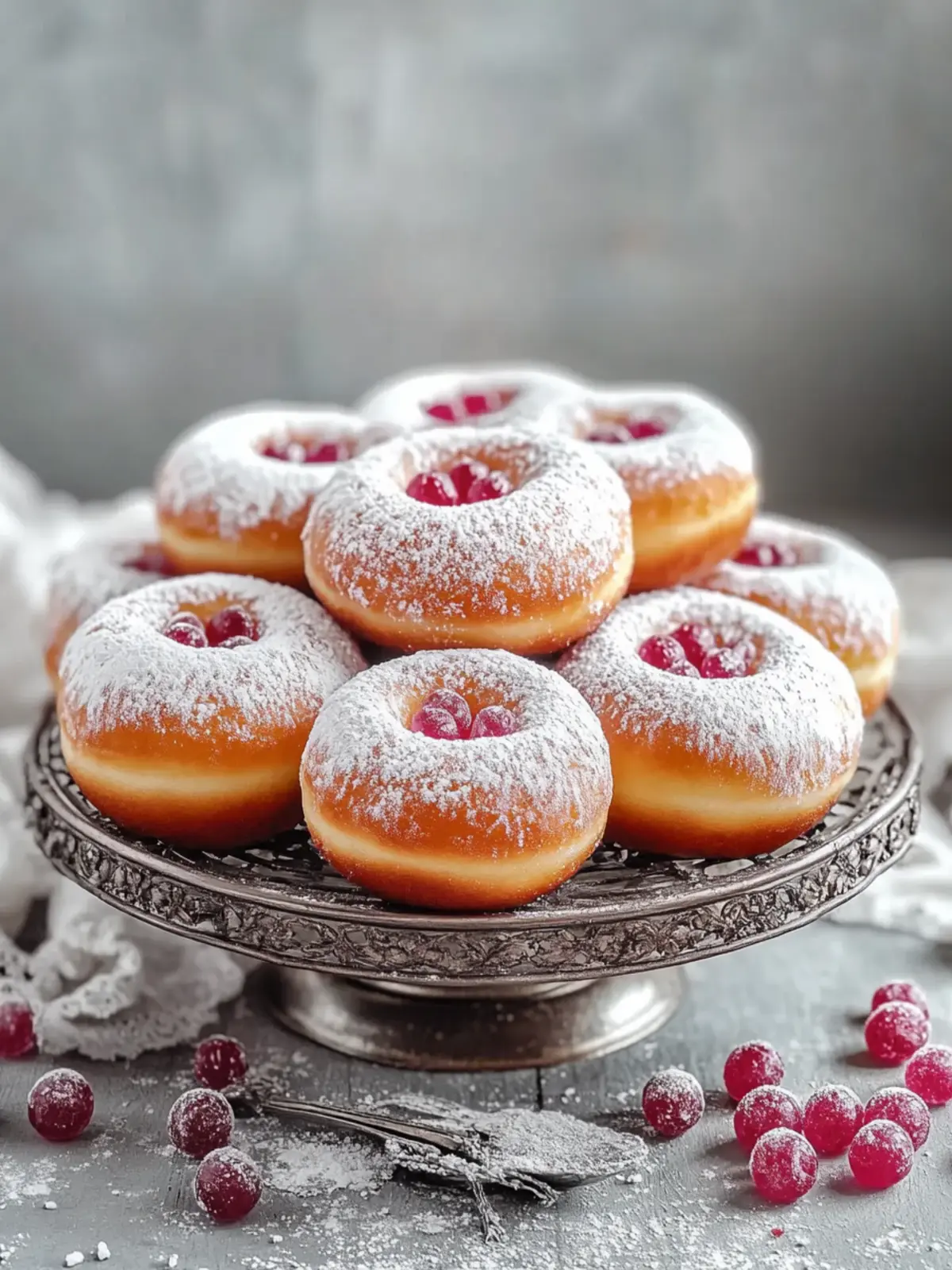 Hanukkah Jelly Donuts