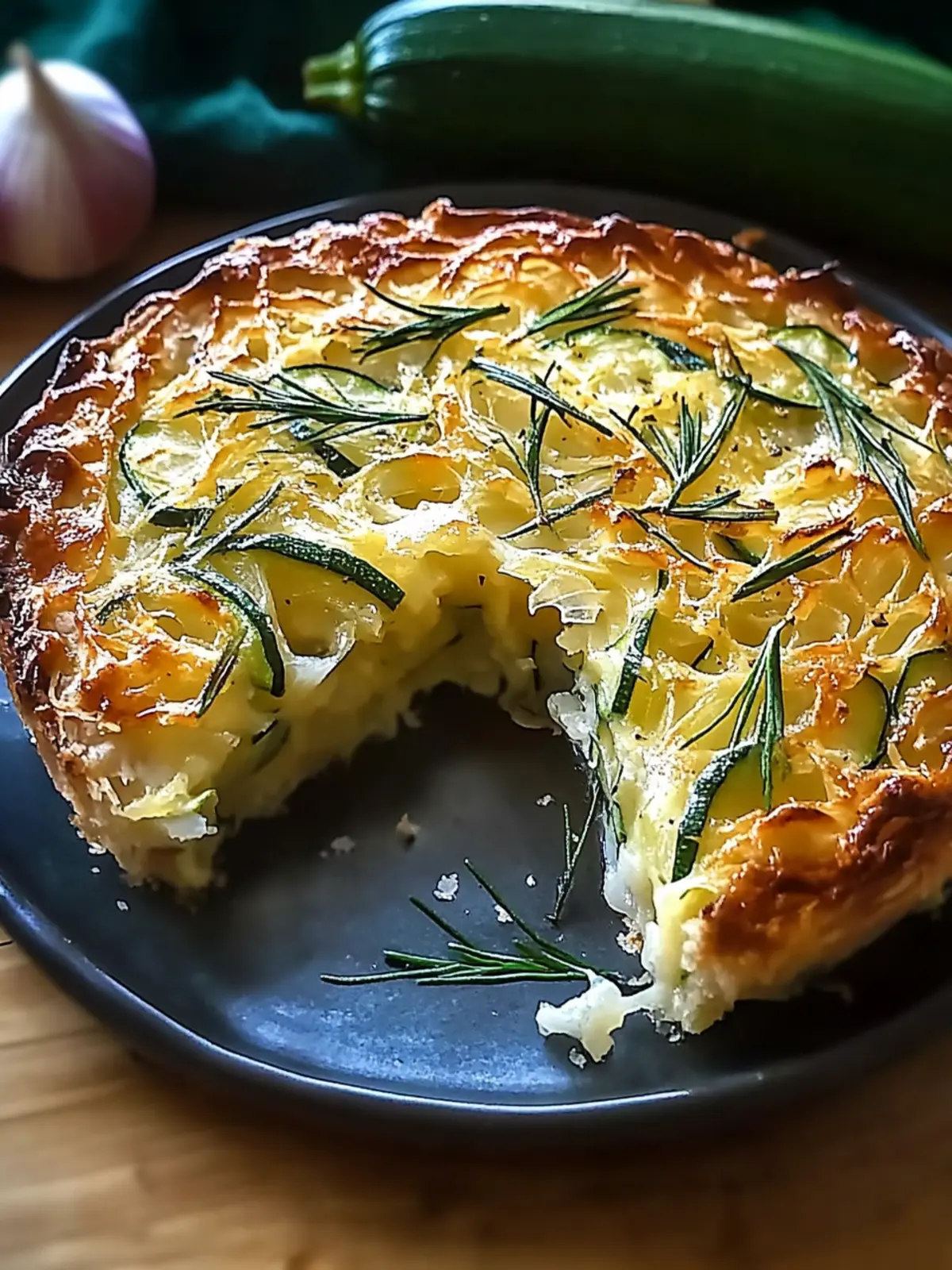 Zucchini Onion Pie
