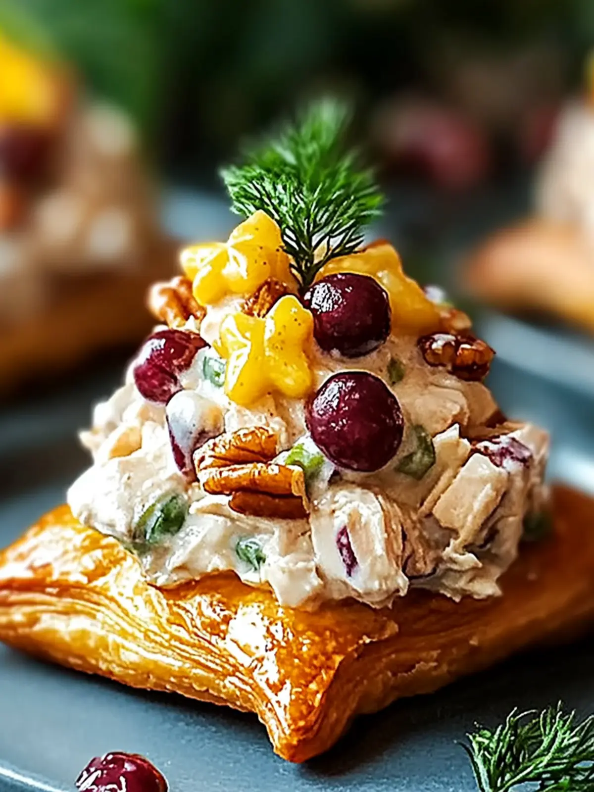 ranberry Pecan Chicken Salad Puff