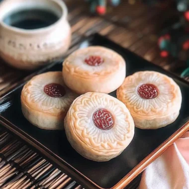 Red Bean Mooncakes