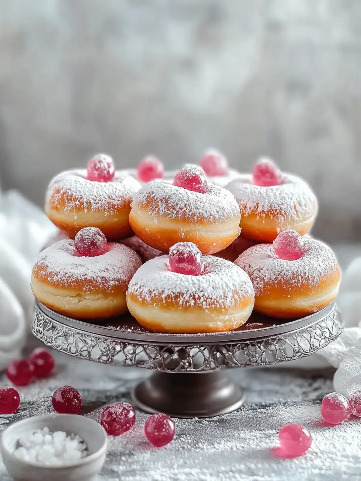 Hanukkah Jelly Donuts