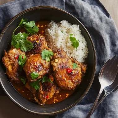 Braised Lemongrass-Chili Chicken