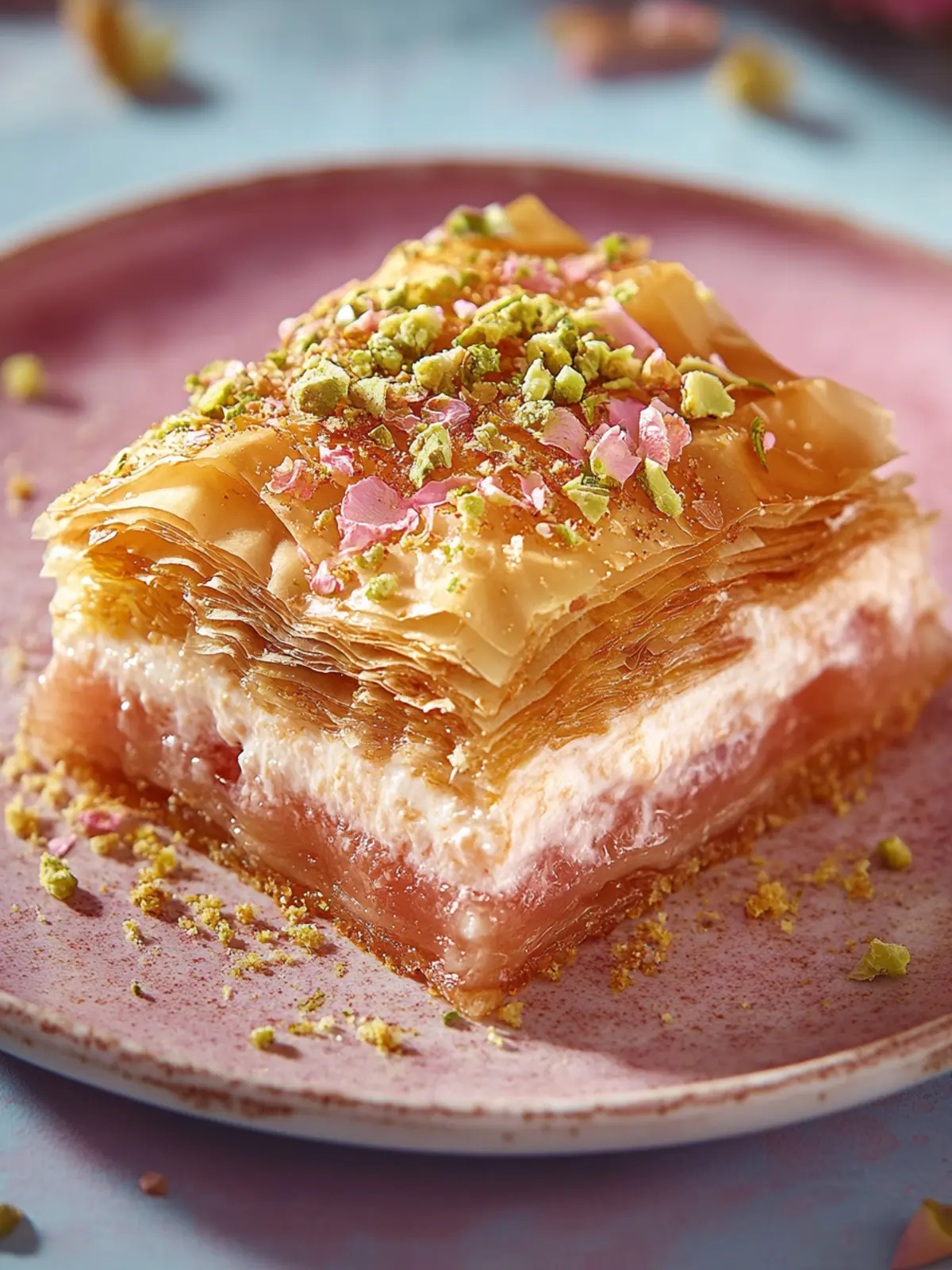 Irresistible Rose Water Baklava Cake You’ll Love to Bake 3 Rose Water Baklava Cake