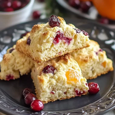 Cranberry Orange Scones