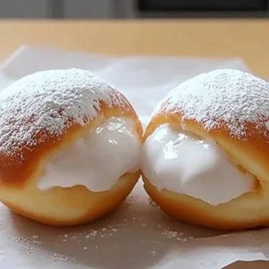 Fluffy Korean Milk Cream Donut