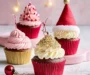 Delicious Santa Hat and Bauble Cupcakes for Festive Fun