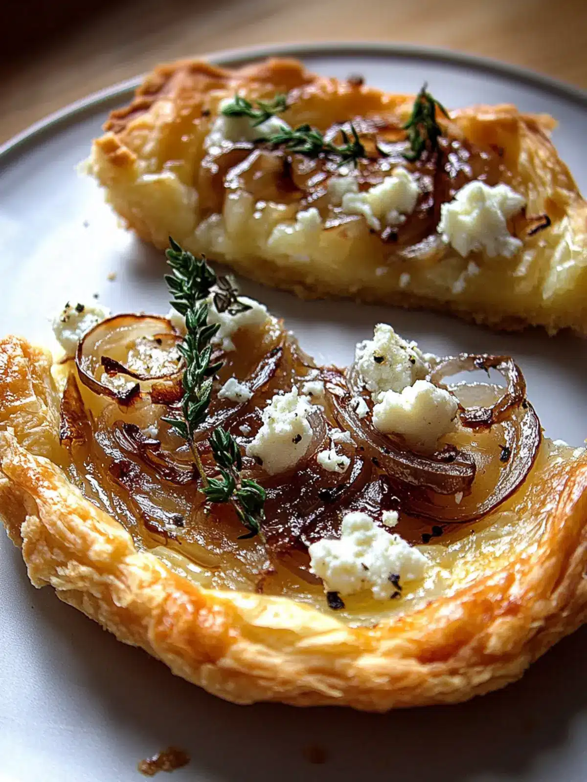 Onion and Goat Cheese Tarts
