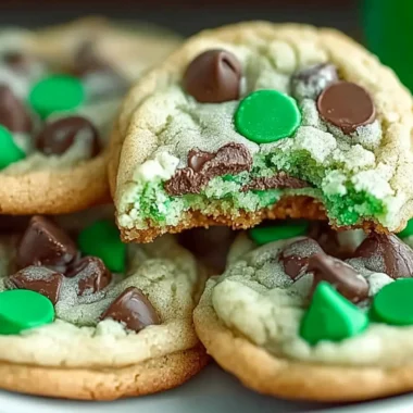 Melt-in-Your-Mouth Mint Chocolate Chip Cookies Delight 9 Mint Chocolate Chip Cookies