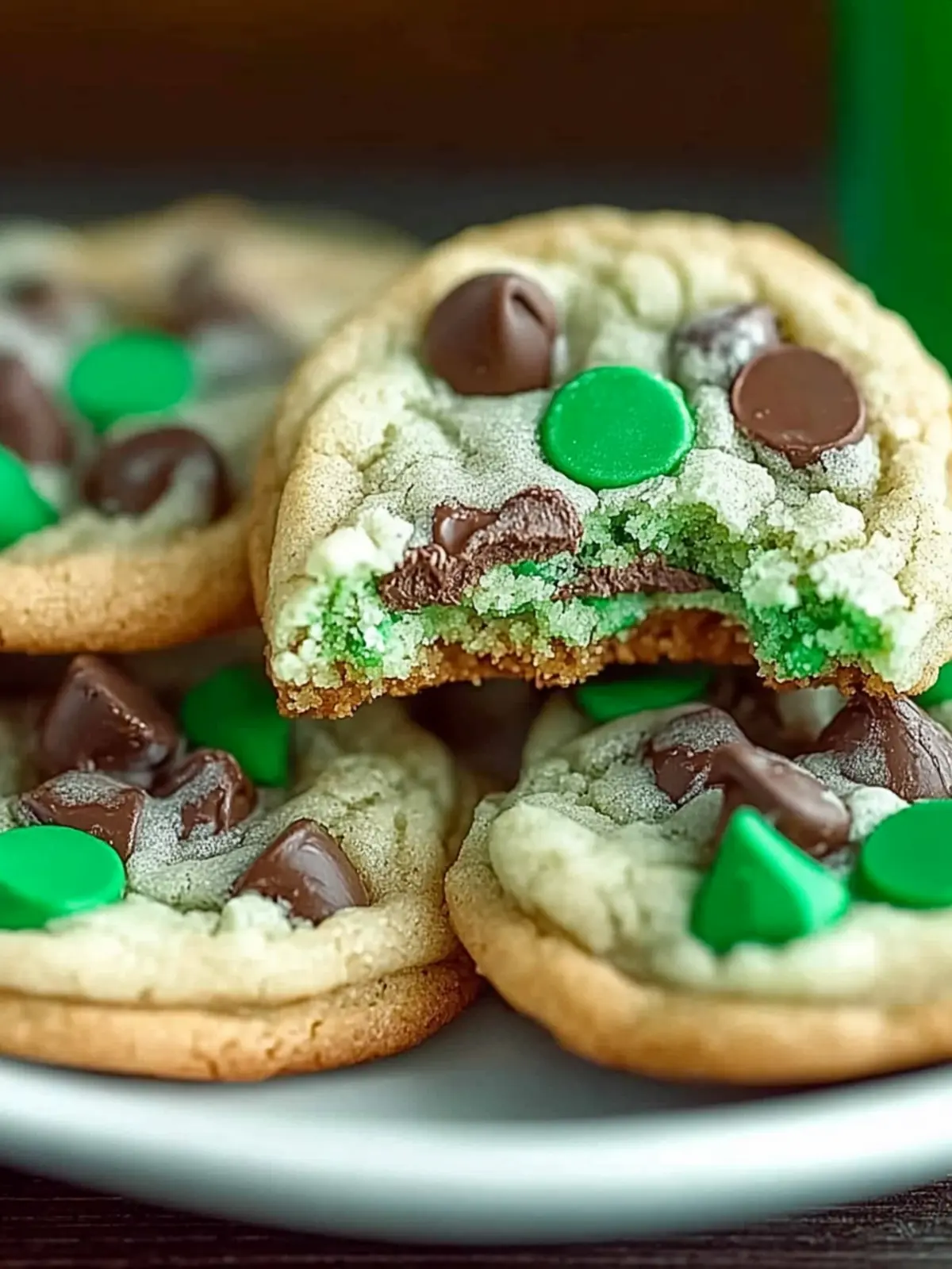 Mint Chocolate Chip Cookies