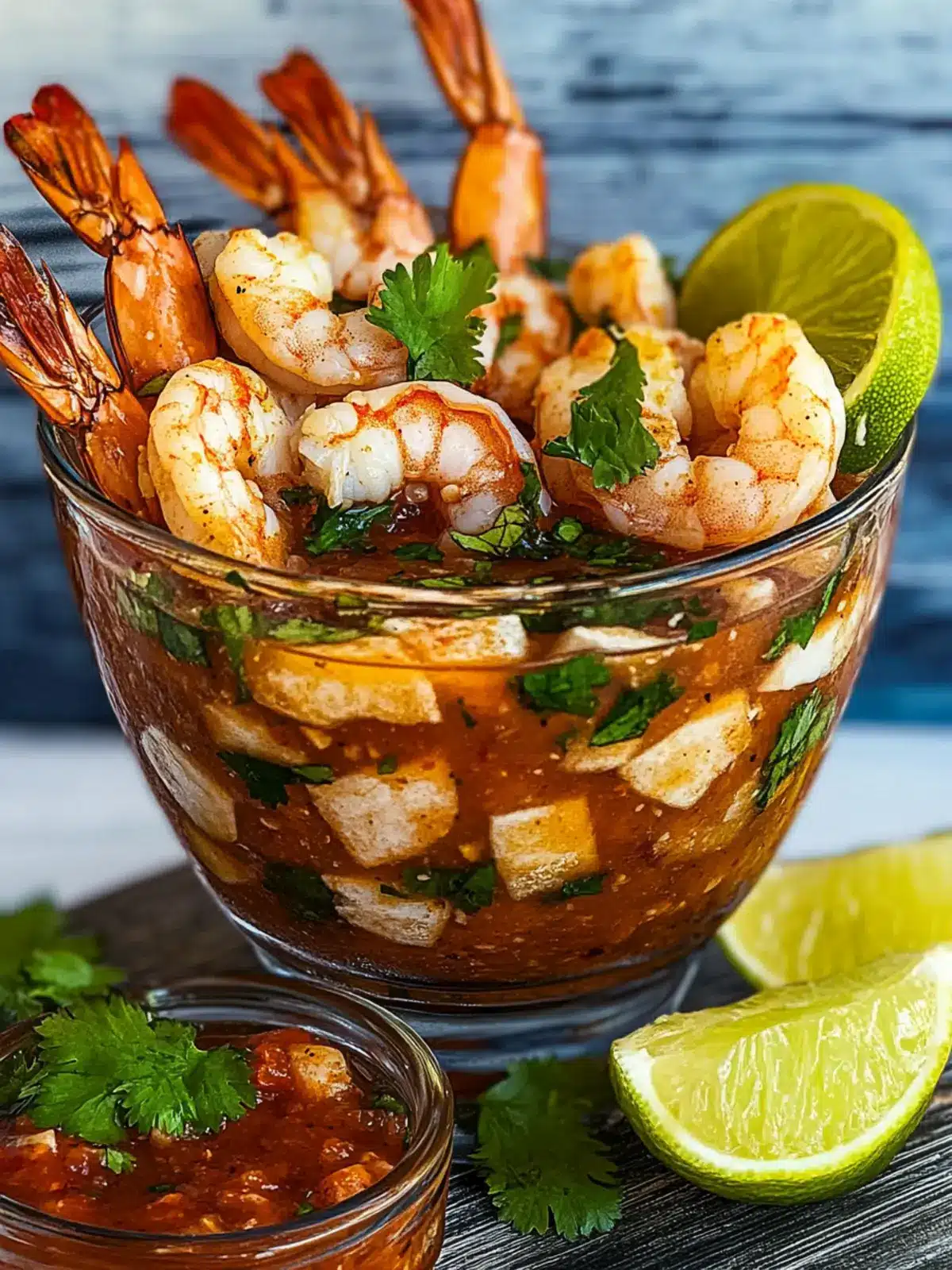 Campechana, Grilled Mexican Shrimp Cocktail