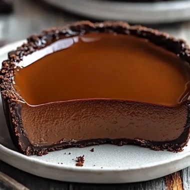 French Chocolate Flan