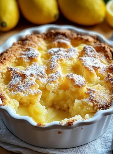 Magic Lemon Cobbler