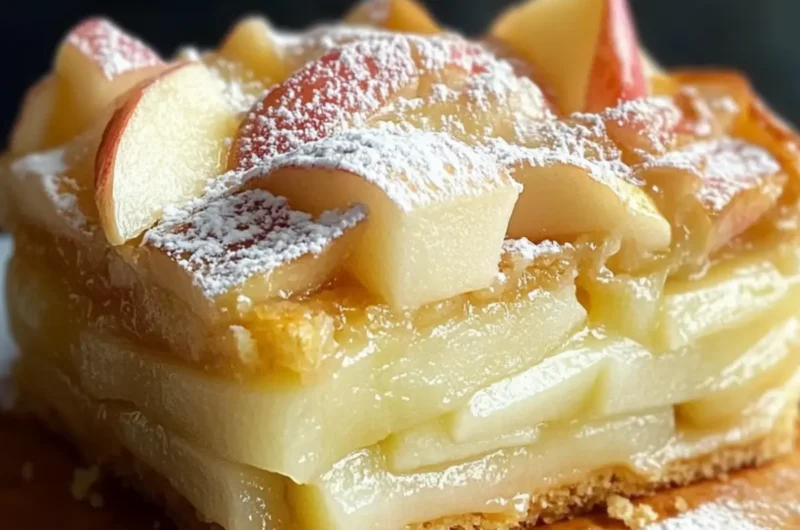 French Apple Invisible Cake