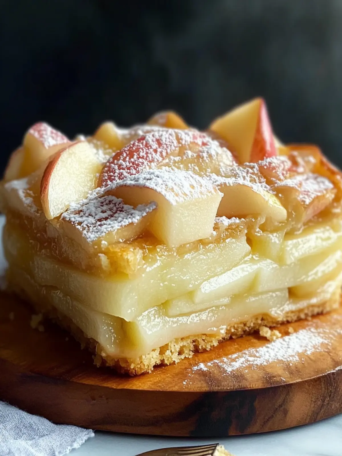 French Apple Invisible Cake