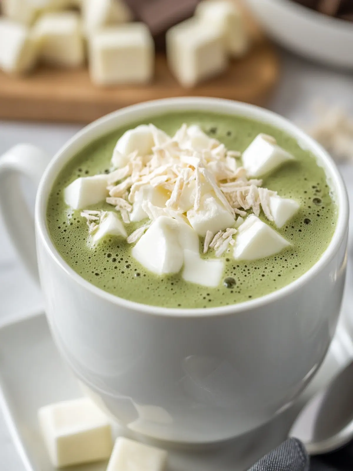 Luxurious Matcha White Hot Chocolate for Cozy Evenings 2 Matcha White Hot Chocolate