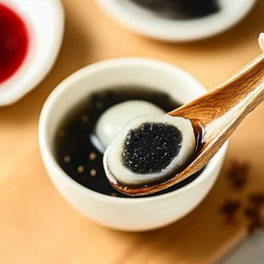 Black Sesame Tang Yuan