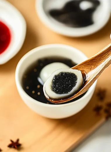 Black Sesame Tang Yuan