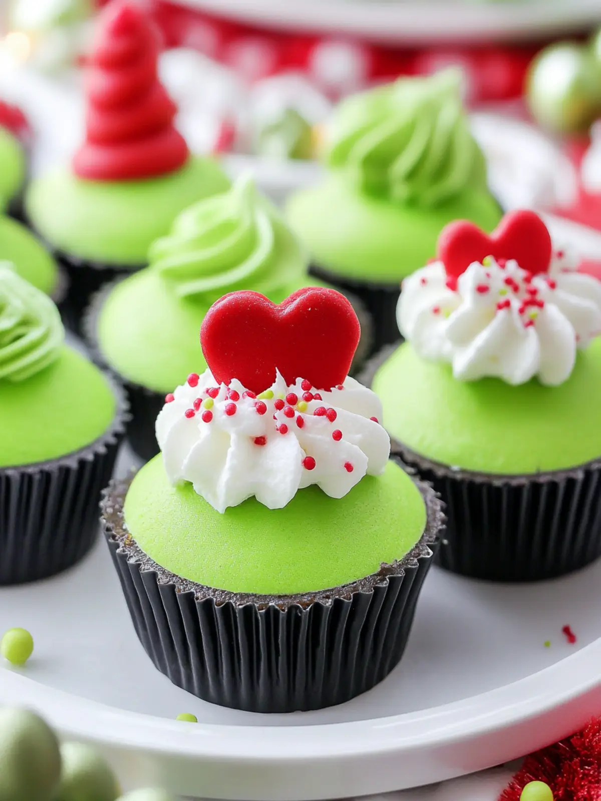 Grinch Mini Cheesecakes That Steal the Holiday Show 4 Grinch Mini Cheesecakes