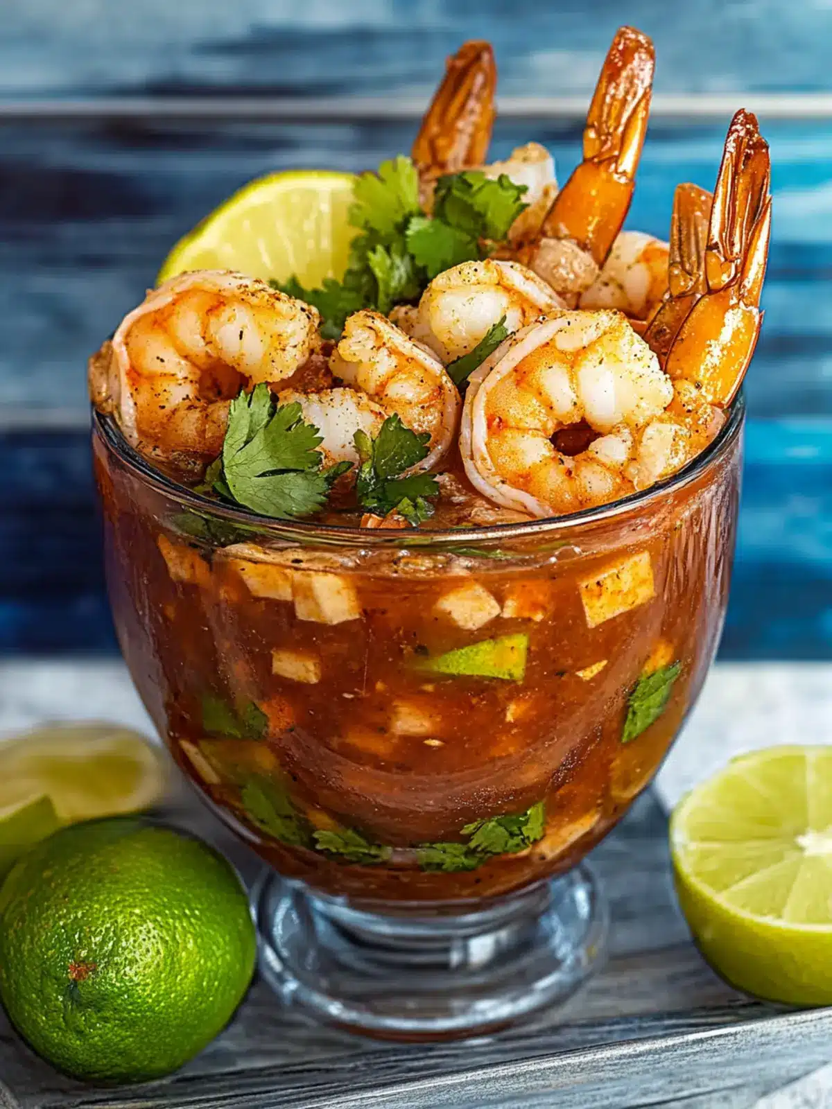 Campechana, Grilled Mexican Shrimp Cocktail