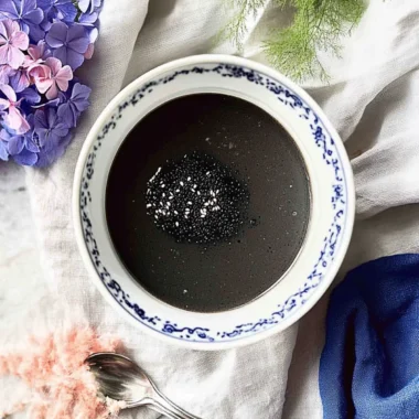 Black Sesame Soup Dessert