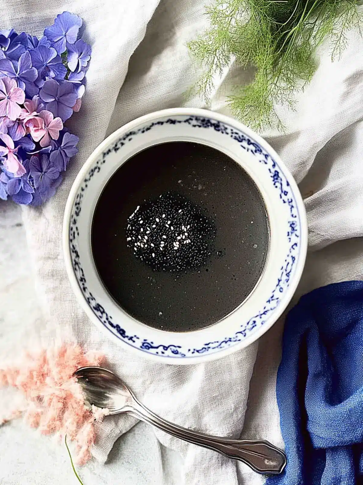 Black Sesame Soup Dessert