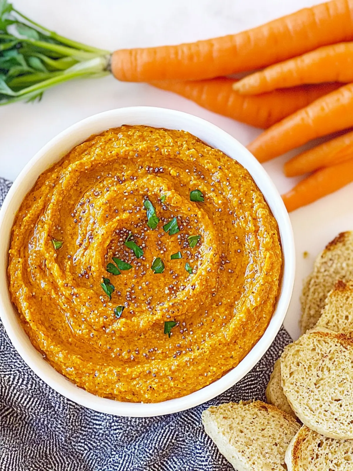Easy Smoky Carrot Dip