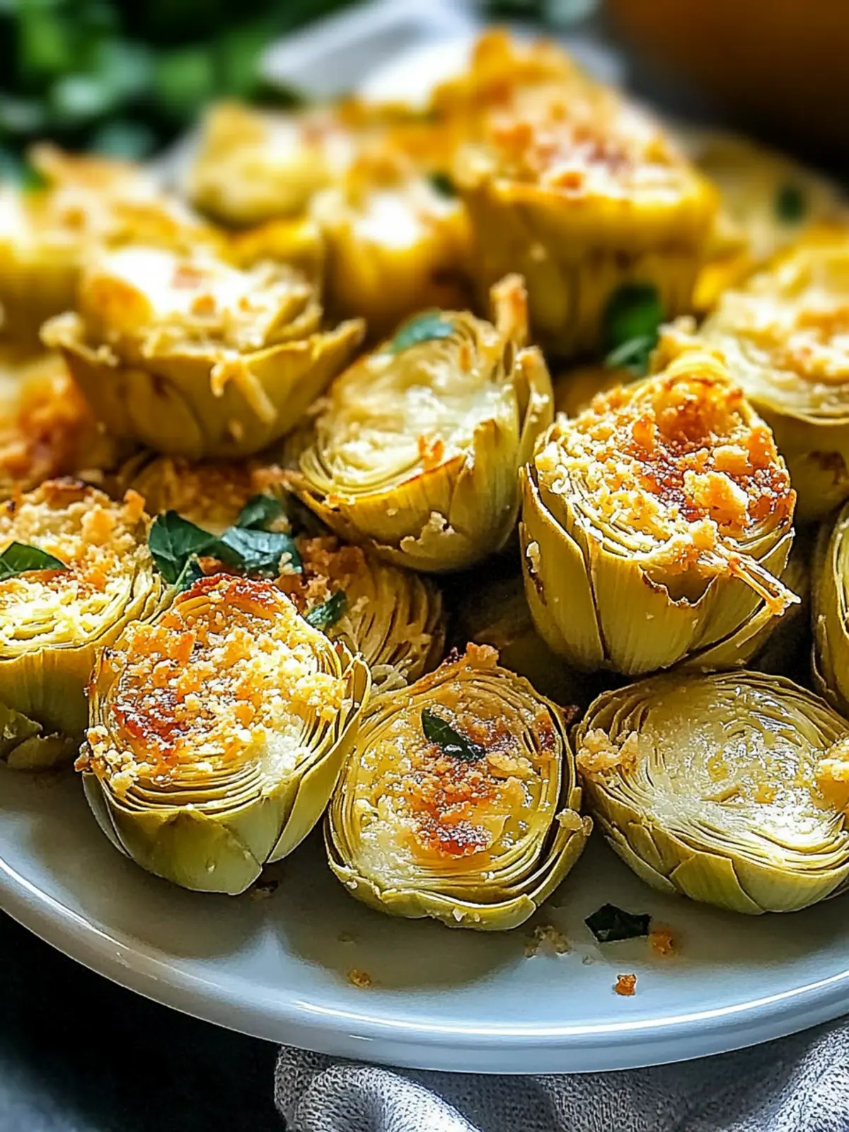 Parmesan Artichoke Hearts