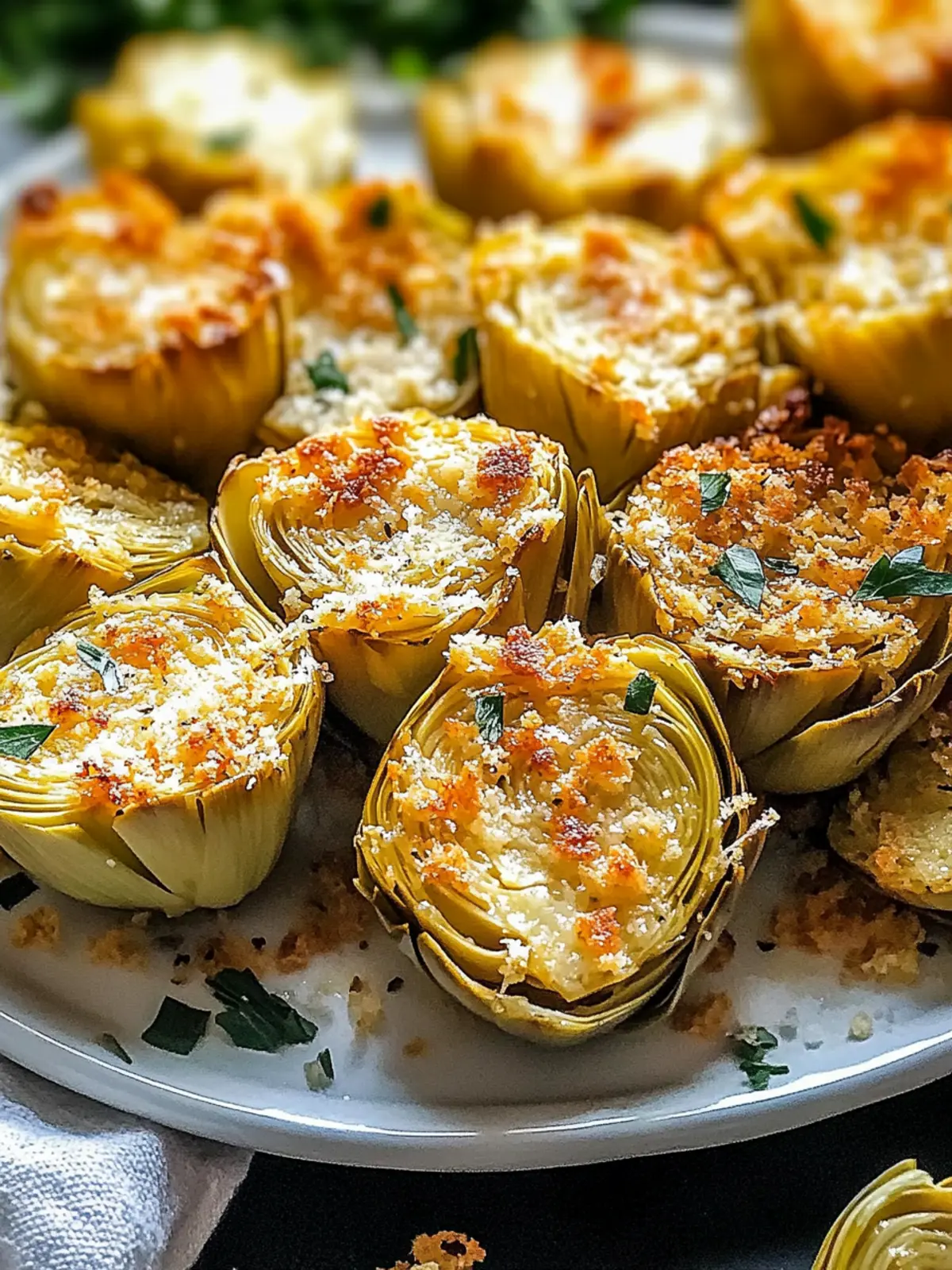 Parmesan Artichoke Hearts