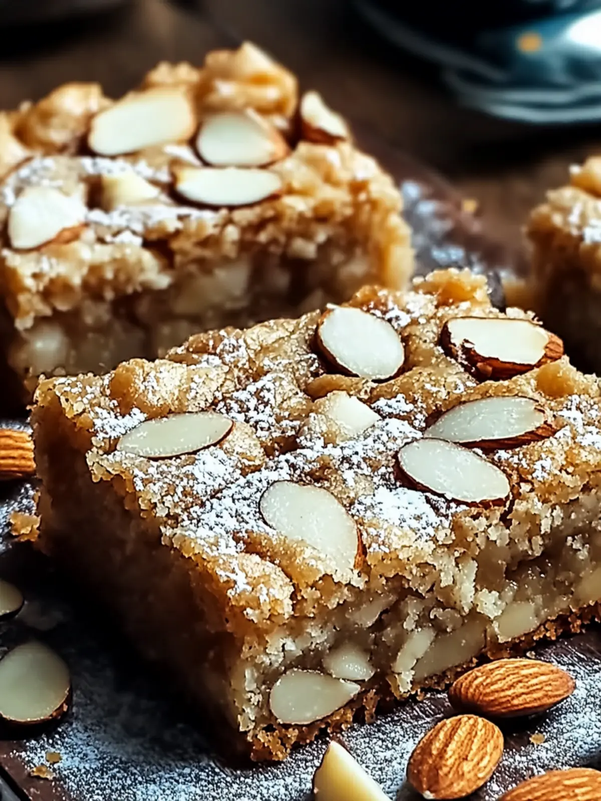 Decadent Almond Croissant Blondies You'll Crave Every Time 3 Almond Croissant Blondies