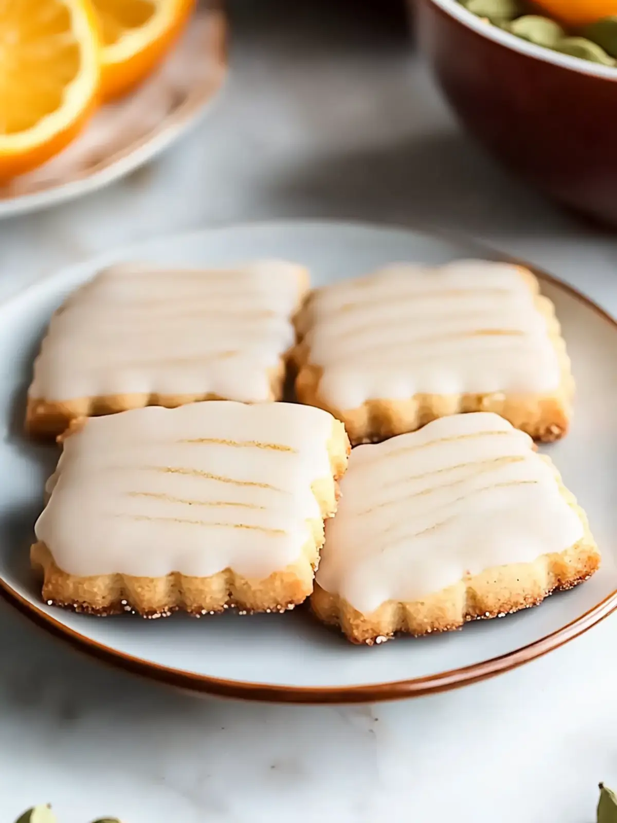 Cardamom Shortbread Cookies