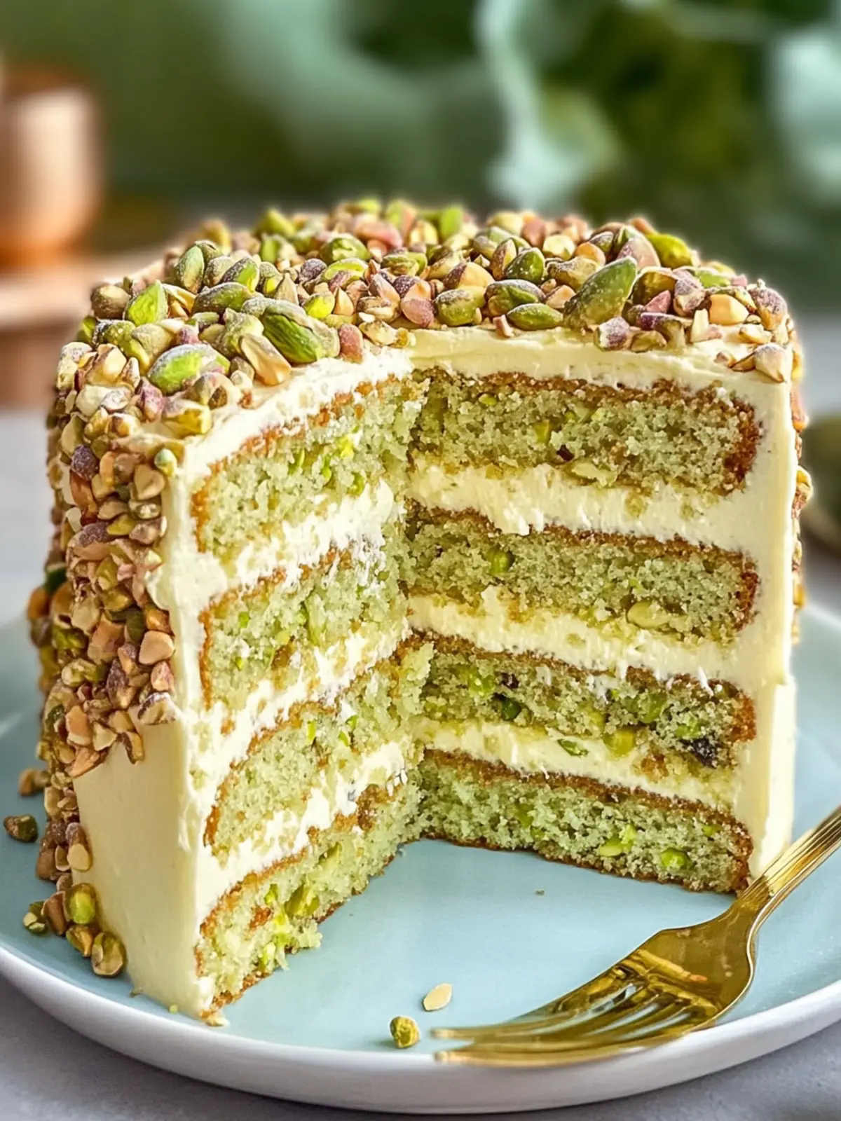 Irresistible Pistachio Mascarpone Layer Cake You'll Love 4 Pistachio Mascarpone Layer Cake