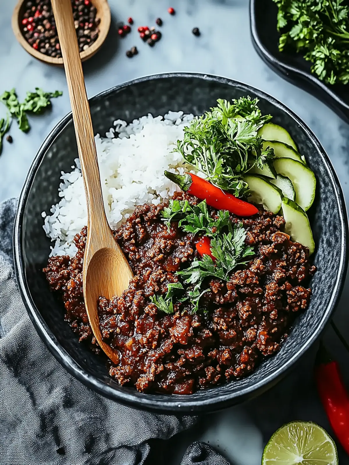 Sticky Ginger Beef Mince for a Deliciously Quick Dinner 2 Sticky Ginger Beef Mince