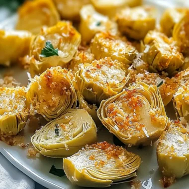 Parmesan Artichoke Hearts