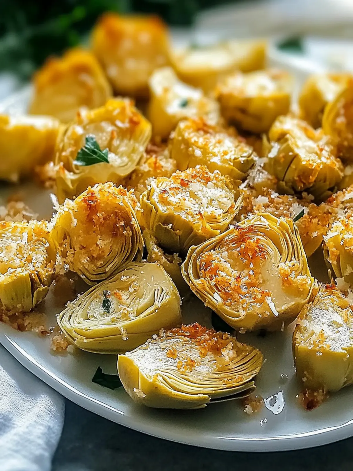 Parmesan Artichoke Hearts