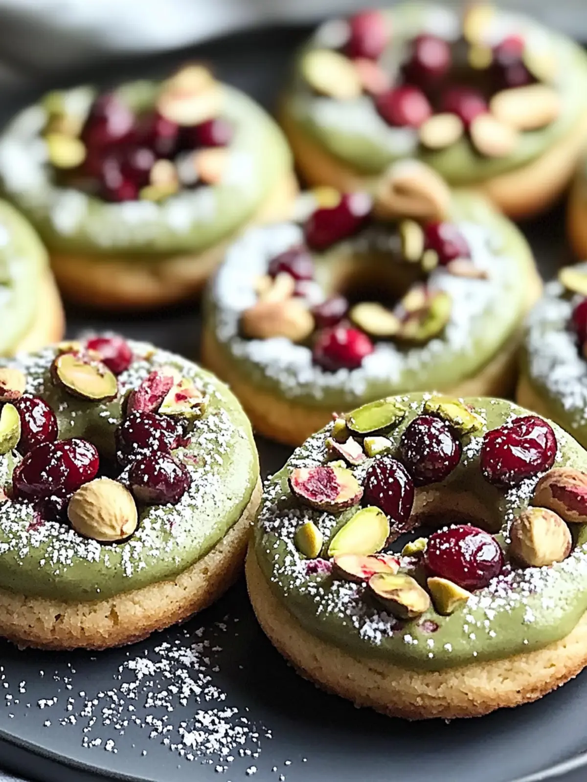 Festive Pistachio Cranberry Wreath Cookies That Wow! 3 Pistachio Cranberry Wreath Cookies