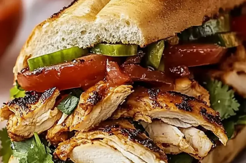 Flavor-Packed Chicken Torta Sandwich